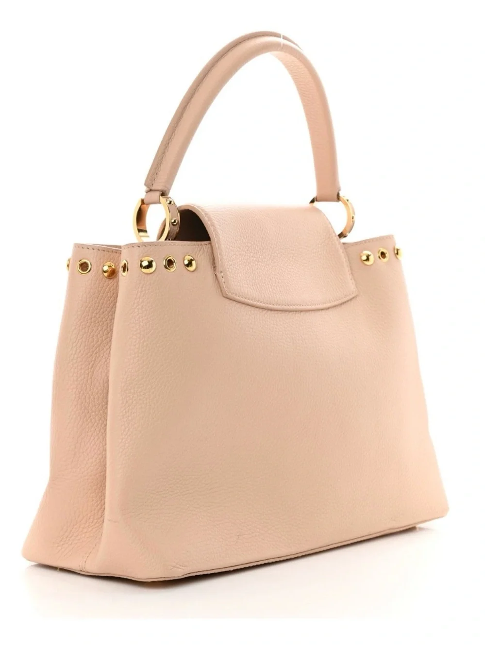 Louis Vuitton Taurillon Studdy Capucines MM
